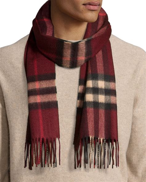 burberry cashmere giant icon scarf brown neiman|Burberry Men's Cashmere Giant Icon Scarf, Brown .